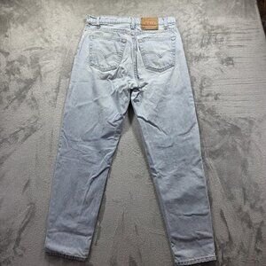 Levis Jeans Mens 34x32 Light Stonewash Blue 550 Relaxed Fit Tapered Leg VTG